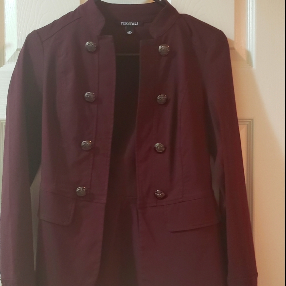 Burgandy Blazer xs (nwot)